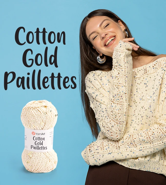 Cotton Gold Paillettes Mobil