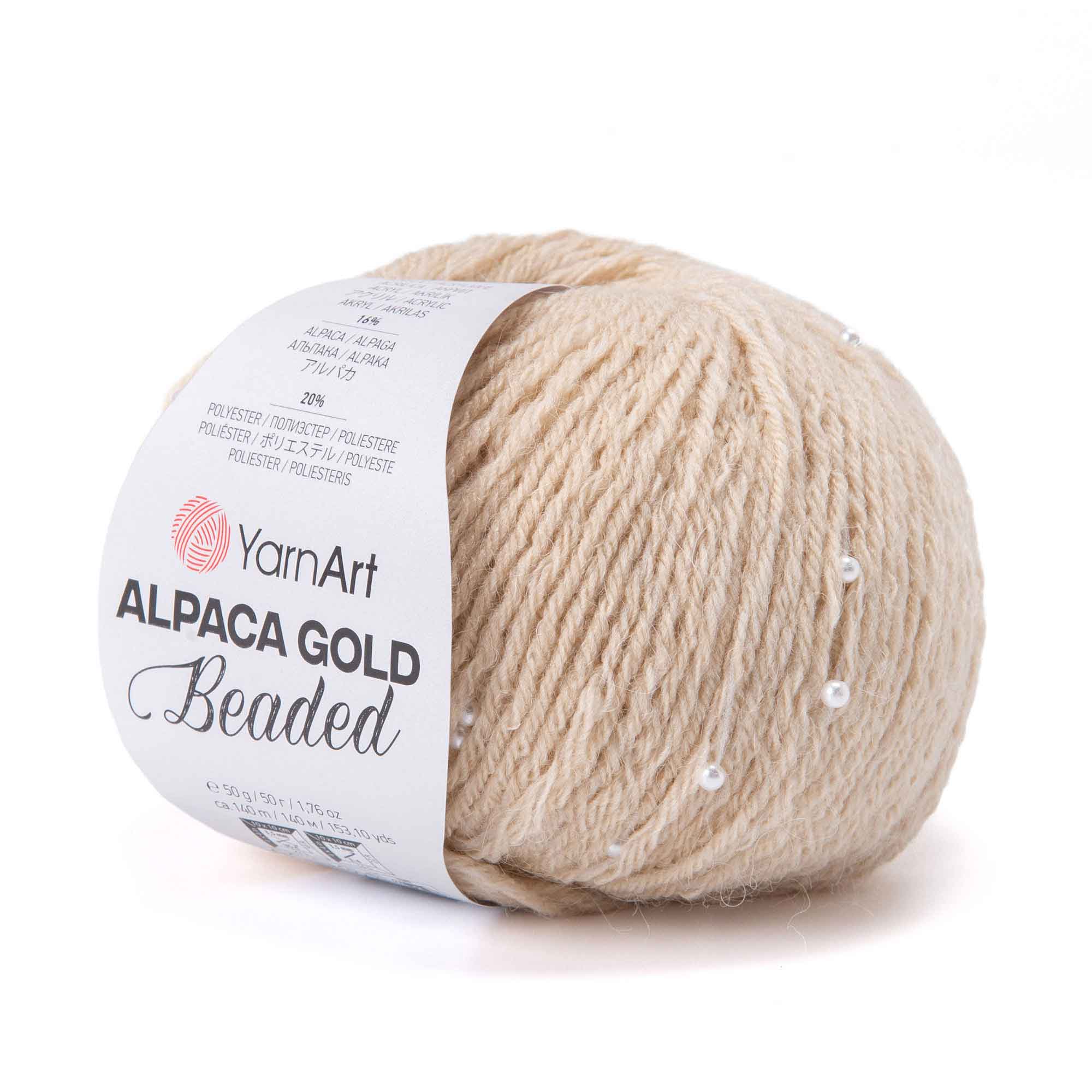 Alpaca Gold Beaded - 3602