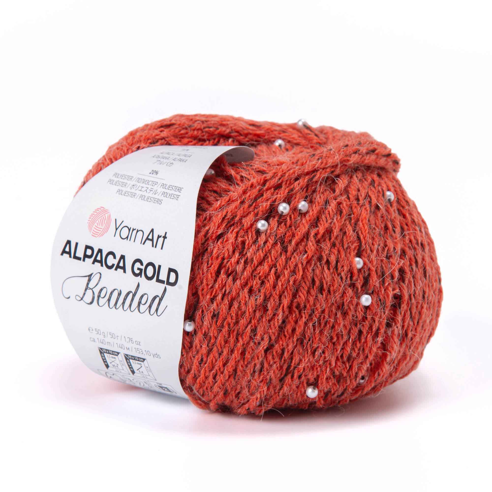Alpaca Gold Beaded - 3604