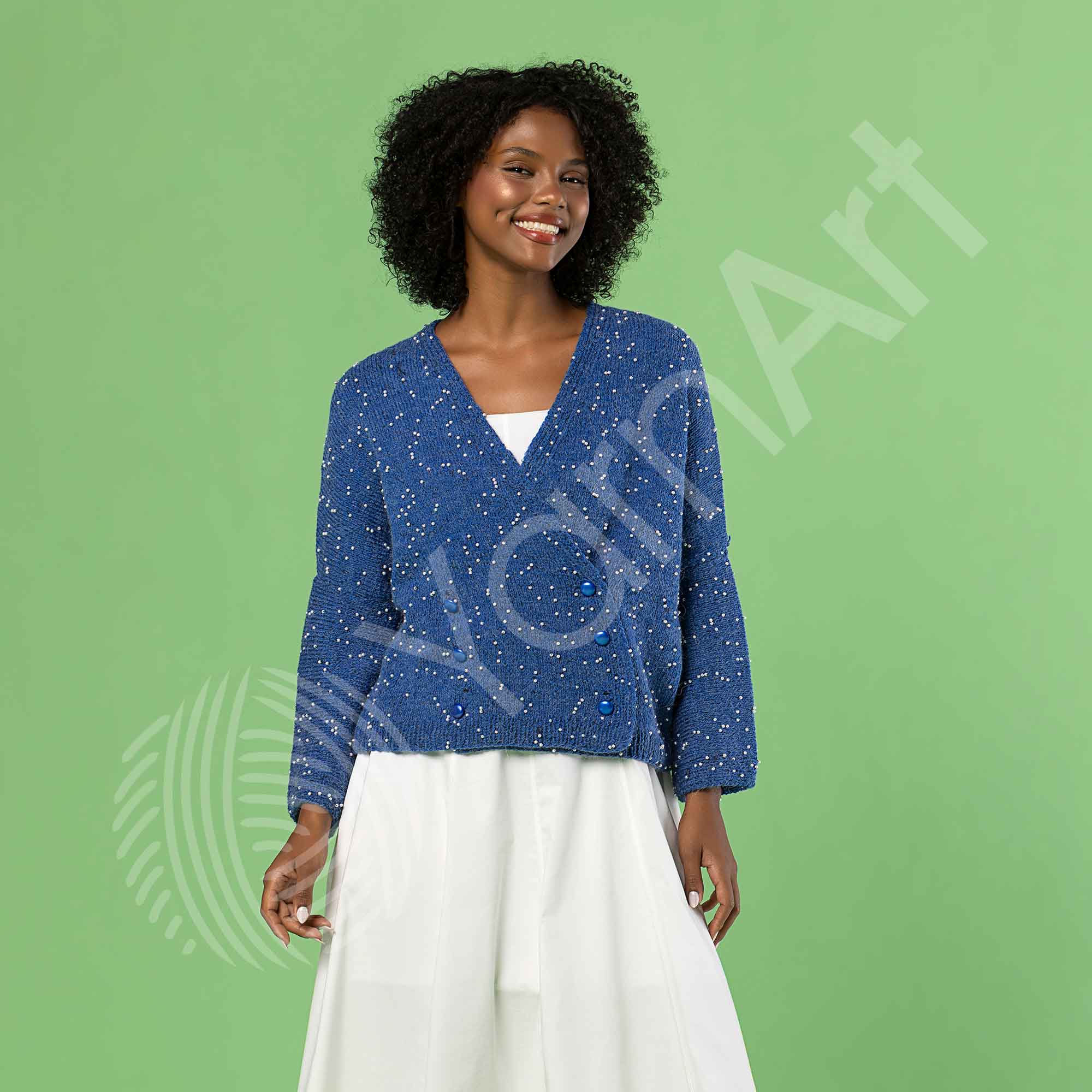 Alpaca Gold Beaded - 3602 — изображение 3